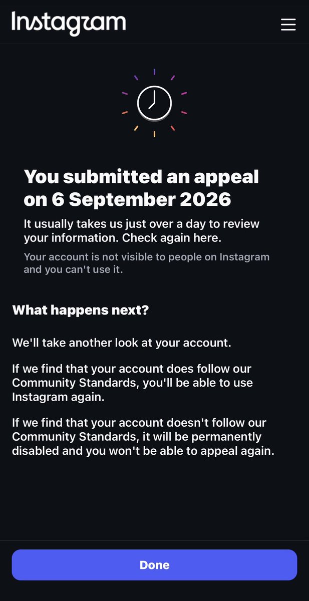 MyNameisSubhan's tweet photo. @BladeoftheS @Meta @Threads Here we go again, can’t catch a break even on a Saturday - 😩😭 subhant99mp 🌹 down on @instagram until further notice https://t.co/q8NdFTqeuO