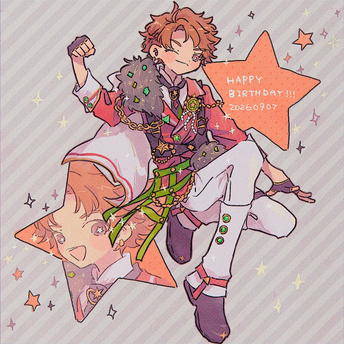 0413VV's tweet photo. お誕生日おめでとう❕
大好きだよスーパースター💫💫
#天満光誕生祭2026 https://t.co/CtpMXul9gT