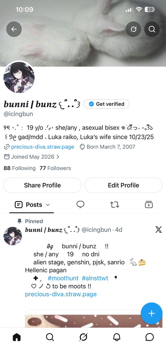 icingbun's tweet photo. oh hey the following and followers kinda match 🐇🧁🍰 https://t.co/sMuiDHGsWh