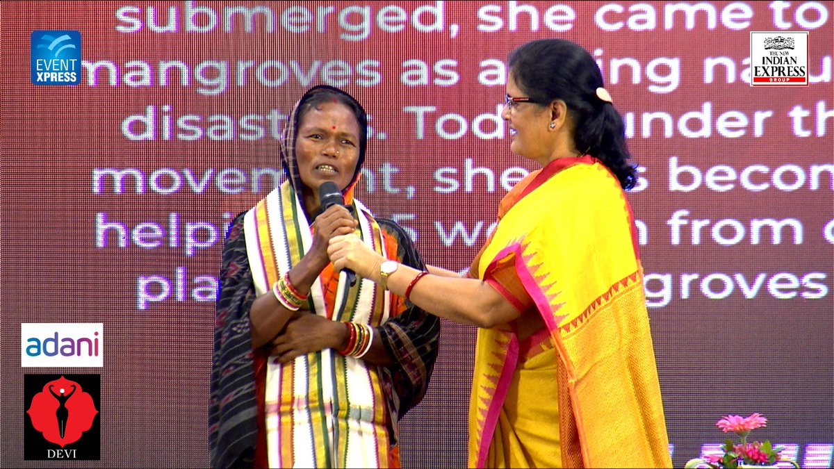 indulgexpress's tweet photo. Deputy CM of Odisha Pravati Parida and TNIE Editorial Director @PrabhuChawla present award to Nalini Kandi at the #DeviAwards in Bhubaneswar.
@lakshmi94338678
@Eventxpress
@NehaSonthaliaP1
@adanionline
@NewIndianXpress
@santwana99
@PravatiPOdisha
#40thDeviAwards #OdishaDevi https://t.co/q0PzqDAmBd