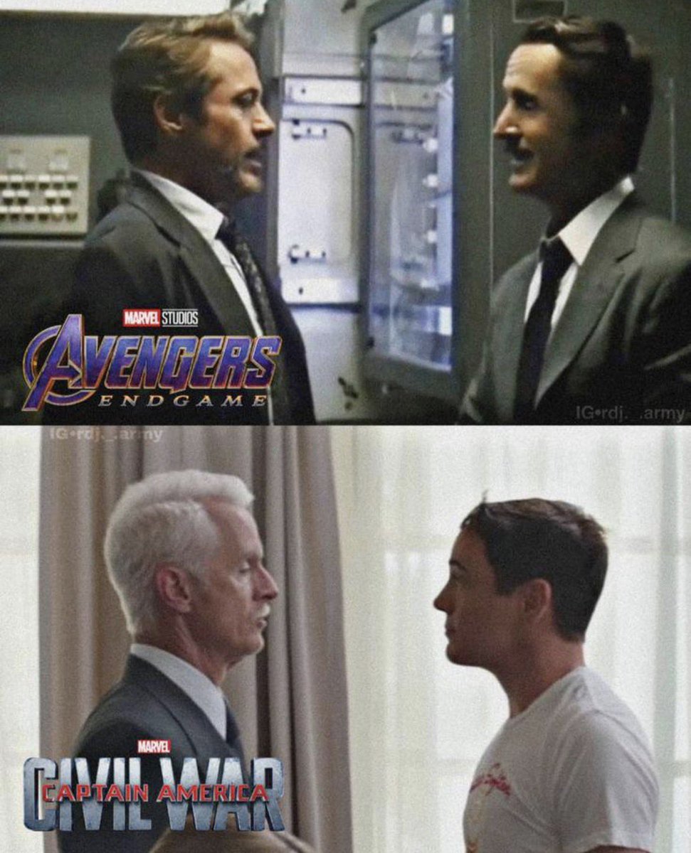 saffffron_'s tweet photo. Did Howard ever realize the man he met in 1970 was his own son?

Tony and Howard clicked instantly in Endgame. Makes you wonder if, years later, Howard put the pieces together… and left those archives for Tony on purpose. https://t.co/lHr17iPGD3