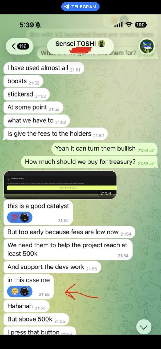 LarpingCat_RH's tweet photo. Sensei Toshi trying to CTO the token from himself is actually top comedy.
The Screenshot shows proof of him being the dev. For further proof of how he rugged the project. Feel free to DM! https://t.co/wIEiPRO4s9