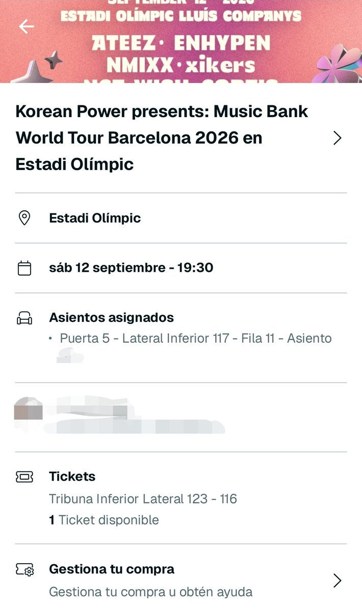 Arishimura_'s tweet photo. #musicbankbarcelona
selling music bank ticket
Dm if you are interested https://t.co/1IwNp115sm