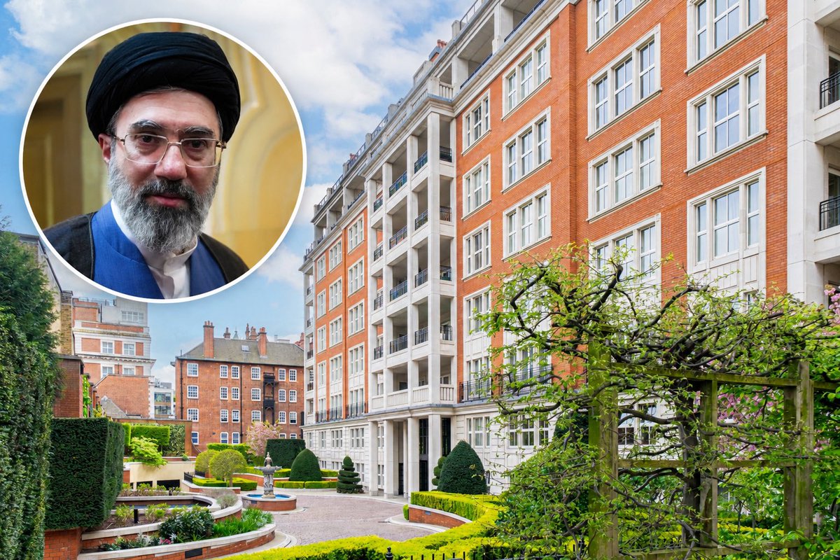 TheIranWatcher's tweet photo. 🚨 Two luxury London penthouses linked to the Islamic Republic’s Supreme Leader Mojtaba Khamenei are being forced onto the market as sanctions begin squeezing the regime elite’s hidden wealth abroad.

The properties at 3A Palace Green in Kensington, overlooking Kensington Palace and less than 50 metres from the Israeli Embassy, were purchased for a combined £35.75 million in 2014 and 2016. One five-bedroom duplex bought for £19 million is now listed for just under £12 million after going into receivership.

The registered owner is Iranian banker Ali Ansari, whom the United States Treasury designated as a “key financier” for Mojtaba Khamenei. Treasury says Ansari diverted publicly funded Iranian wealth into an enormous overseas network of real estate and commercial holdings benefiting Mojtaba Khamenei, his family, other Islamic Republic elites and the IRGC.

Treasury says Ansari “institutionalized large-scale embezzlement” and invested the Iranian people’s money into properties across the United Kingdom, Germany, Luxembourg, Spain, Cyprus, the UAE and elsewhere.

Britain froze Ansari’s assets over his financial support for the IRGC. After he defaulted on the mortgages, receivers took control and the properties were put up for sale. Any money remaining after lenders are repaid is expected to remain frozen.

The symbolism is staggering.

While ordinary Iranians were crushed by inflation, sanctions and economic hardship, Iranian public wealth was being plundered and moved abroad to build luxury property empires for the Islamic Republic’s ruling elite.

These £36 million penthouses are only one visible piece of that network.

Now the sanctions squeeze is reaching the fortunes that the Islamic Republic’s elite spent decades building outside Iran.

The money was stolen from Iranians. The luxury was enjoyed by the ruling elite. Now their overseas empire is being frozen and liquidated piece by piece.