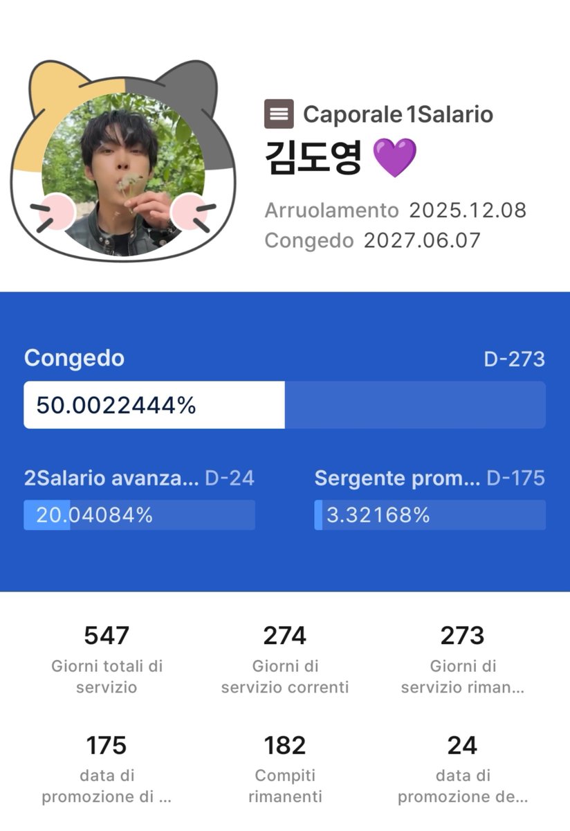 firefly_do0's tweet photo. September 7, 2026
Now we can say that we have exceeded 50%.   You'll see Doyoung, this other half will pass too and you will finally return to us.💜🪽
#도영 #DOYOUNG https://t.co/3d5FIm9O5Q