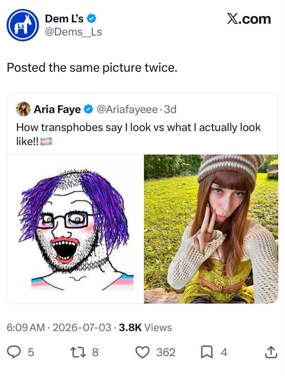 Ariafayeee's tweet photo. Right anyways ratio 🏳️‍⚧️ https://t.co/Yh9FV4XqeQ