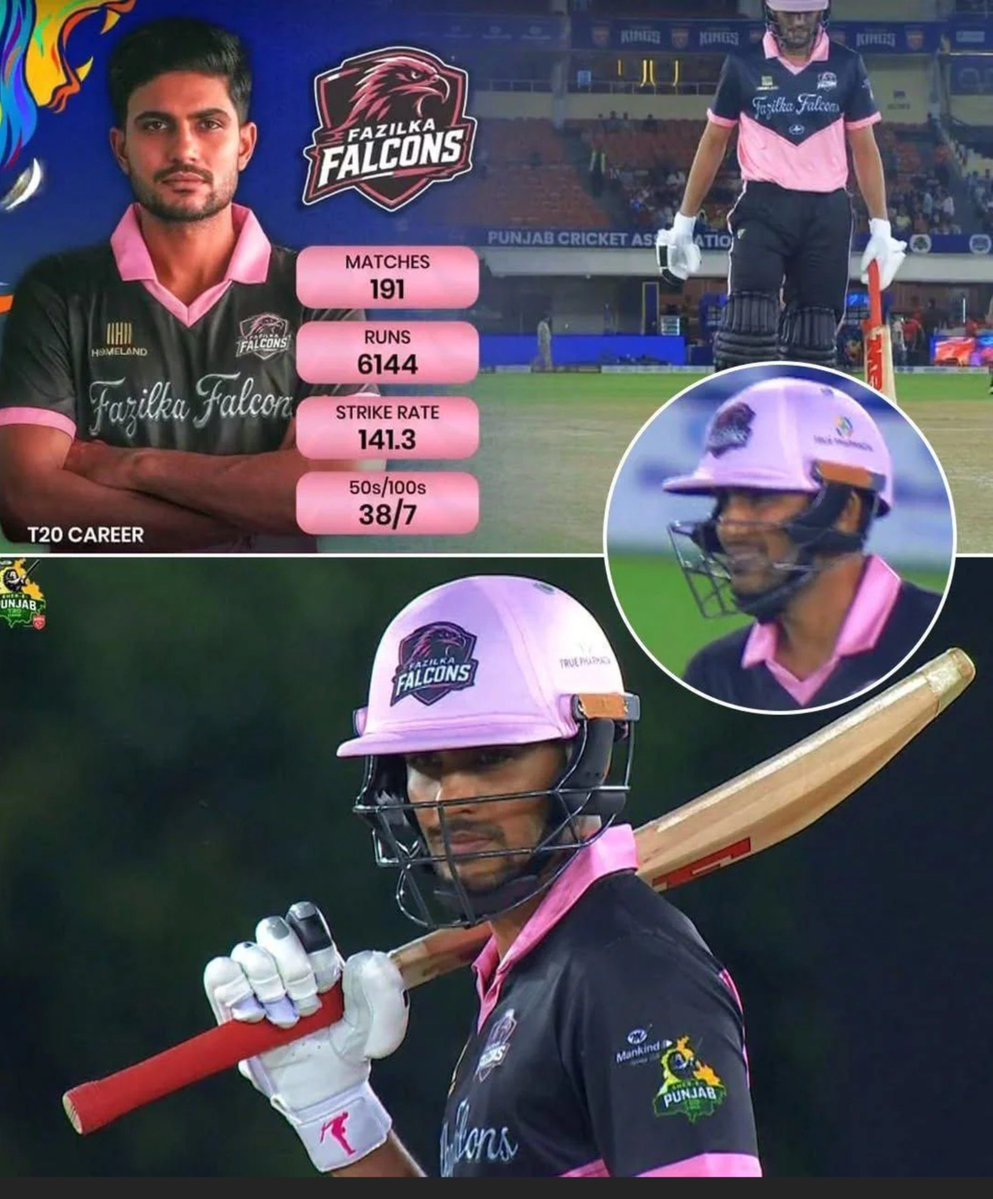 arjuntndlkr's tweet photo. Shubman Gill playing his first match in the Sher-E-Punjab T20 League 2026. India’s ODI &amp; Test captain is here. https://t.co/T3MNUoWhHD