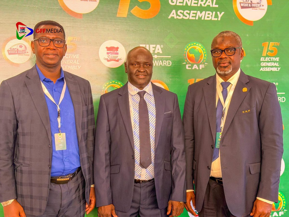 KemoCeesayGFF's tweet photo. Honoured to attend the 15th WAFU-A General Assembly &amp; Elective Congress in Kololi - my 1st regional engagement as GFF President.

Congrats to WAFU-A President Mário Semedo &amp; the new Vice Presidents. Looking forward to working together for the growth of football in our sub-region. https://t.co/3RFBWeGEHN