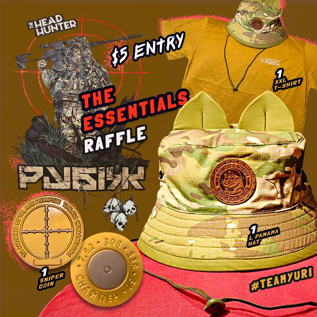 MapleSyrupF's tweet photo. ✨The Essentials ✨
1. Rubizh XXL T-shirt
2. Brynchyk L Panama Hat
3. Sniper Coin
September 13 draw $5 https://t.co/LaOCOPTmIt
Support our defenders in getting shotguns, quality ammunition, scopes and collimators. https://t.co/FKT6ZwbJLU