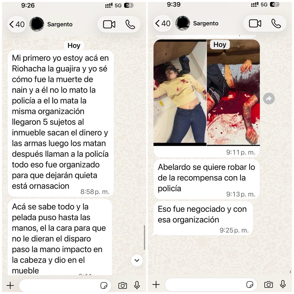 emiliolagos1's tweet photo. Circulan versiones de que la muerte de 'Bendito Menor' fue arreglada en los paramilitares y la policía.

¿Usted qué piensa, ocurrió de esa manera? https://t.co/mKrTt23g0J