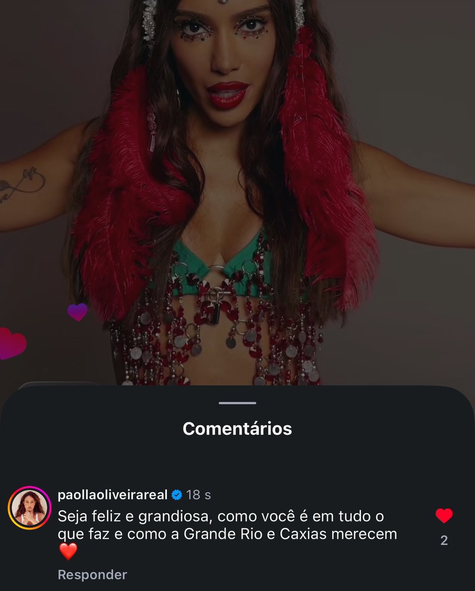 fonteanittabr's tweet photo. Paolla Oliveira RASGA elogios a Anitta após a confirmação como novo rainha de bateria da Grande Rio. https://t.co/su3yBKKXvU