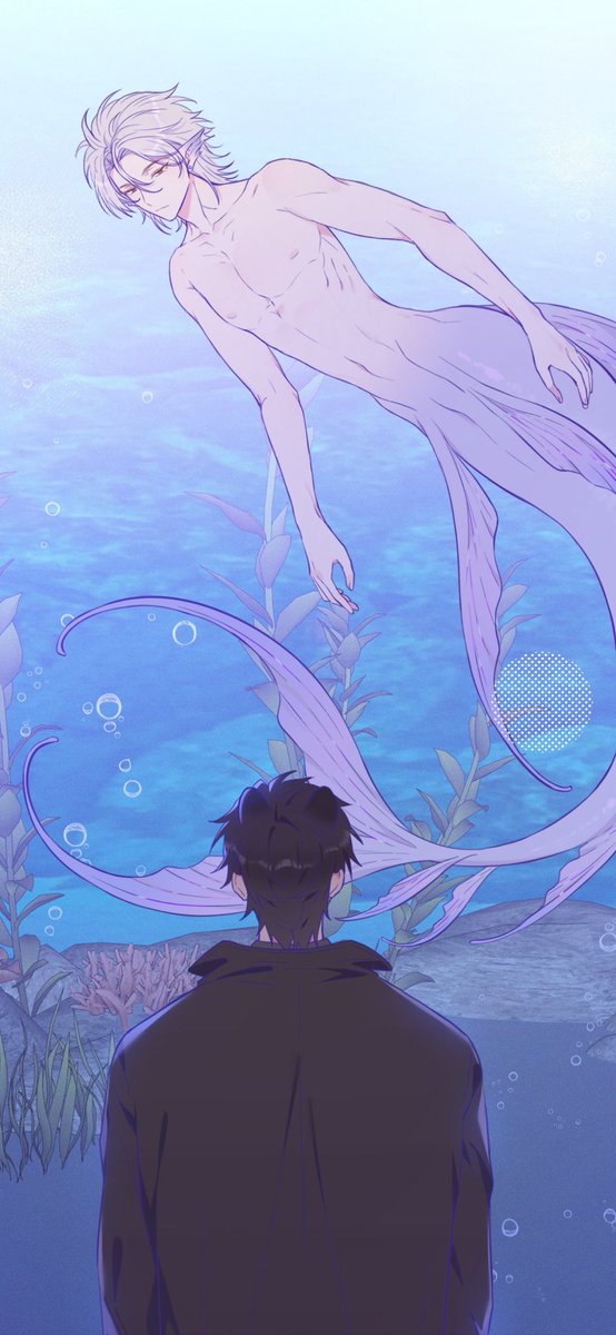 meltingjinx's tweet photo. i think i’m loving the second couple more waaah such a pretty merman 🥹🥹🥹 https://t.co/DpAF3NaUzl