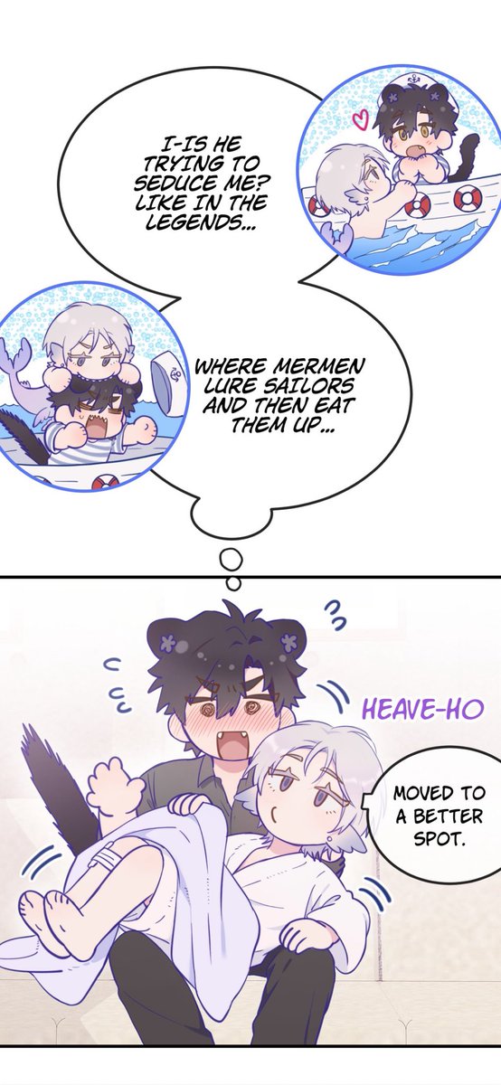 meltingjinx's tweet photo. i think i’m loving the second couple more waaah such a pretty merman 🥹🥹🥹 https://t.co/DpAF3NaUzl