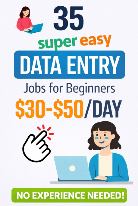 Sumit_AI_Tech's tweet photo. Ready to turn your free time into opportunity?

Start exploring simple data-entry work from home beginner-friendly and easy to get started.

💻 Phone or laptop

🌍 Work from anywhere

✨ No prior experience required

📚 Free step-by-step guide

💬 Comment “DM” + Follow @Sumit_AI_Tech 

I’ll send you the FREE guide. 🚀