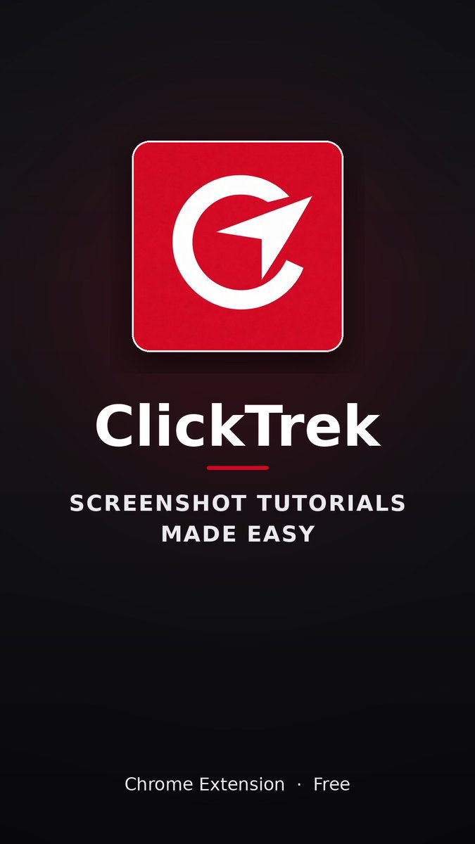 PbinderSup2098's tweet photo. Stop manually dragging arrows and boxes for every tutorial screenshot.

ClickTrek auto-places numbered steps, arrows, labels, and highlight boxes where you click — fine-tune only if needed.

100% local, no uploads. Free to use (Pro available). Chrome Web Store 👇 https://t.co/0CvrP9Emt3