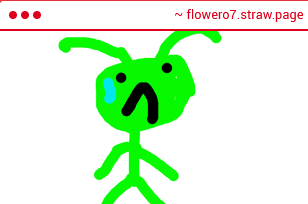 itsflowero7's tweet photo. Who is ts dont be sad little green bug https://t.co/598lO3rKEU