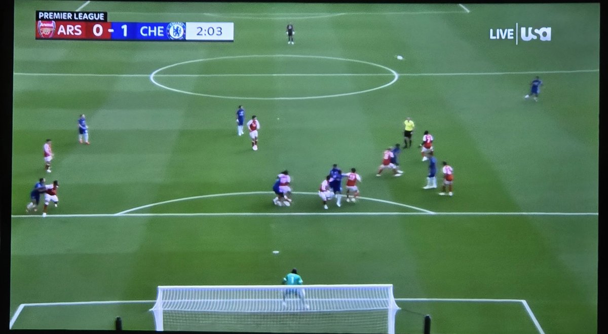 PlaysOfTheWeek's tweet photo. Ni 2 minutos aguantó el cero el Arsenal. 

Qué está pasando @Bensiman ?! https://t.co/8nPwDB3qs1