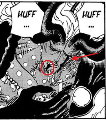 RomPieceG5's tweet photo. I honestly think Imu is kind of a one trick pony. He’s been relying on healing through Omen for basically the entire arc, and his strength mostly comes from being able to use different weapons from the 19 kings, again through Omen. 

The moment Luffy learns how to control that “energy that’s here and there and all around us” that Vegapunk talked about, the same energy used to create the Mother flame and power up Emeth, I think Imu is finished.

#ONEPIECE1192