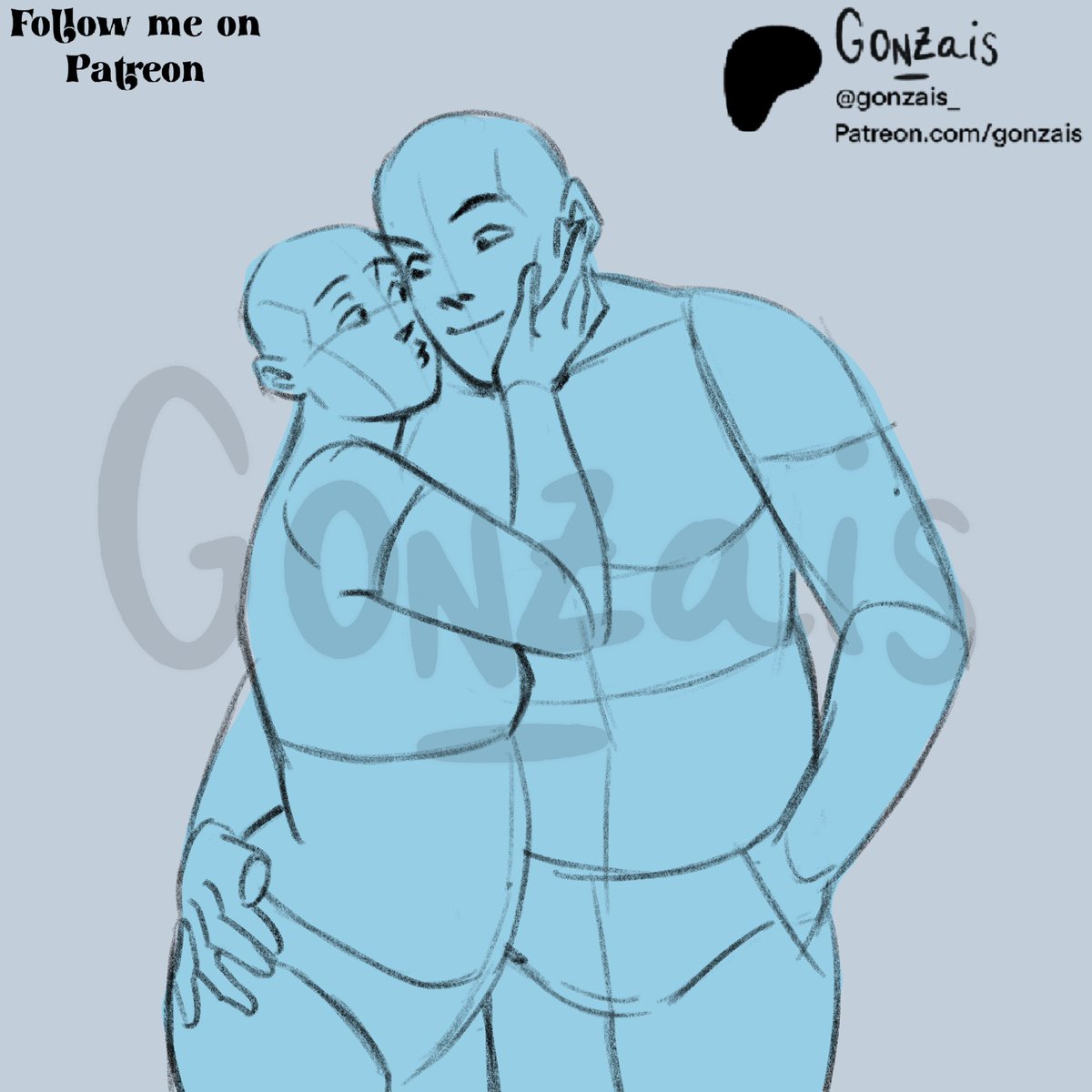 gonzais_'s tweet photo. Plus sizes couples♥️✨

3 extra poses on Patreon

Please share🫶🏻
#drawingbase #posereference #artbase #artreference #poses #練習 #日々描く #Poseref https://t.co/b3PFixtzMz