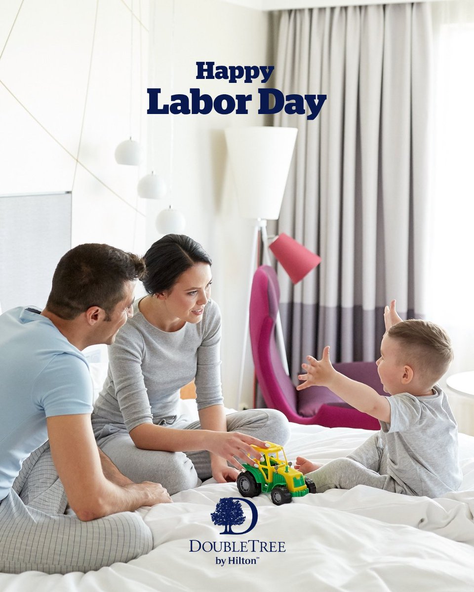 doubletreepdx's tweet photo. Today’s for sleeping in, relaxing together, and making time for the people who matter most. 🇺🇸❤️

Here’s to a well-deserved day off, cozy moments, and a little extra time with family and friends. Happy Labor Day! 
#HappyLaborDay https://t.co/V3GphySdnD