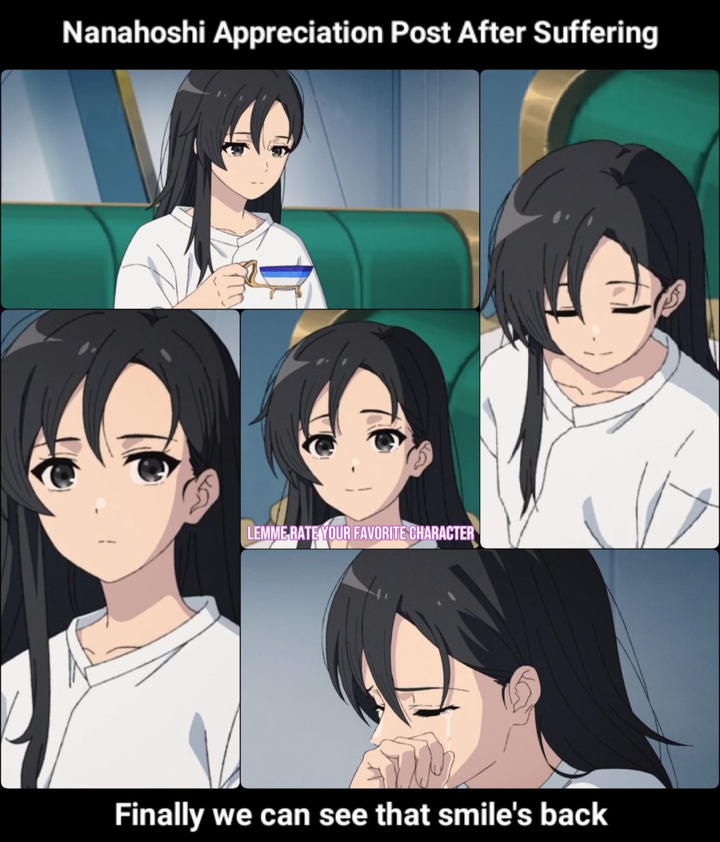 LRYFCID's tweet photo. Nanahoshi's Appreciation Post (S3 Ep11) 🖤🤍

We finally get to see Nanahoshi's smile after what she went through last episode. Seeing her calm just brings so much relief 😇

#MushokuTensei #無職転生 https://t.co/a6VI27oYZe