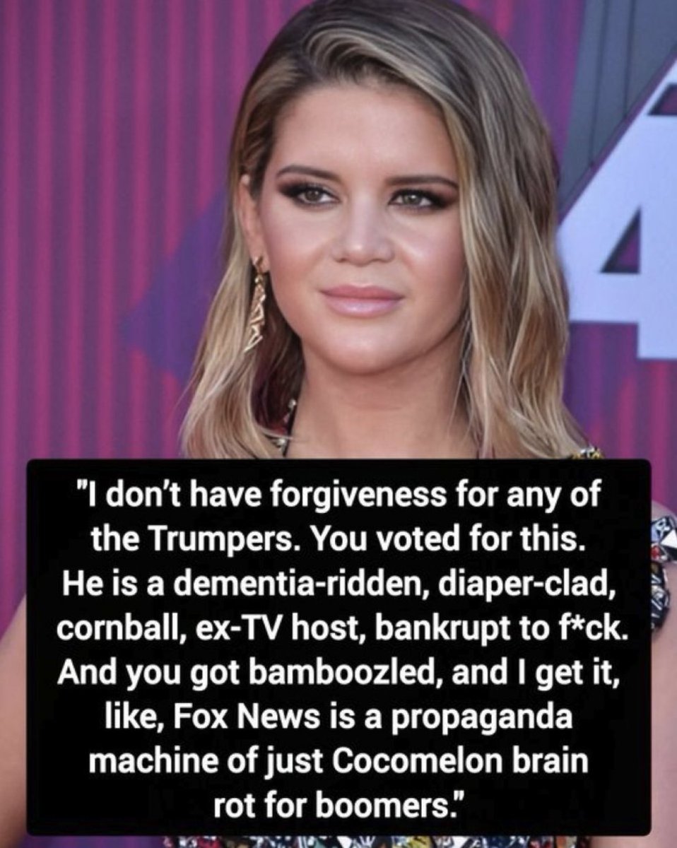MFlynn_Official's tweet photo. MAGA 👇

What is your response to famous country singer Marren Morris ?? https://t.co/i2WQ5T78iL