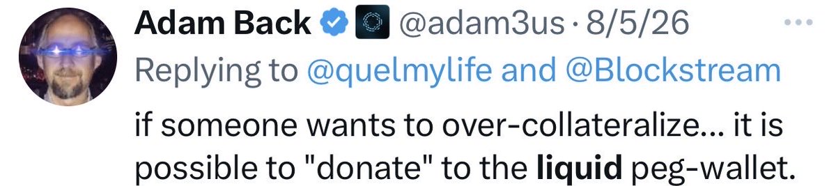 CatoTheElder17's tweet photo. Turns out, it’s also possible to “under-collateralize” on Liquid - someone can take your funds! 😂 

Did you trust Andy Back? Big mistake! https://t.co/YvvG40GI5L