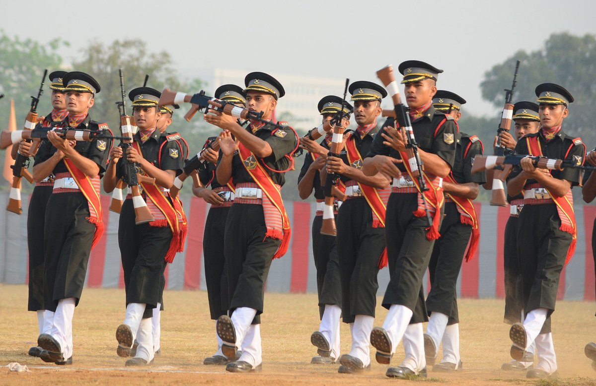 furqanahmed088's tweet photo. OTA Commissioning: 342 officer cadets, including 29 women and 17 cadets from friendly foreign nations, are officially commissioned into the Indian Army at OTA Chennai! 🇮🇳⚔️ #OTAChennai #IndianArmy #PassingOutParade https://t.co/oRys8PNEGG