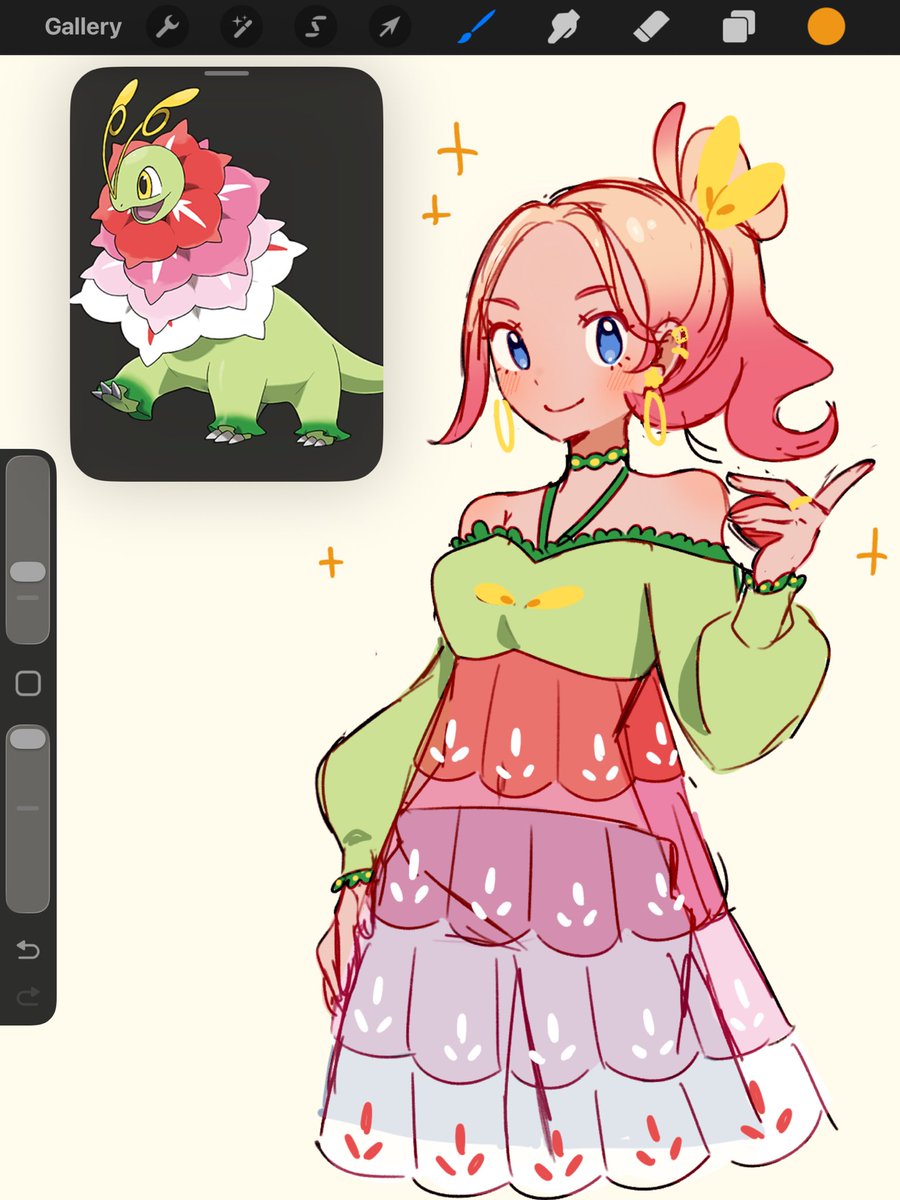 Primal_Lazuli's tweet photo. (1/8) Taunie and Mega Meganium !! https://t.co/wh3I4z33iu