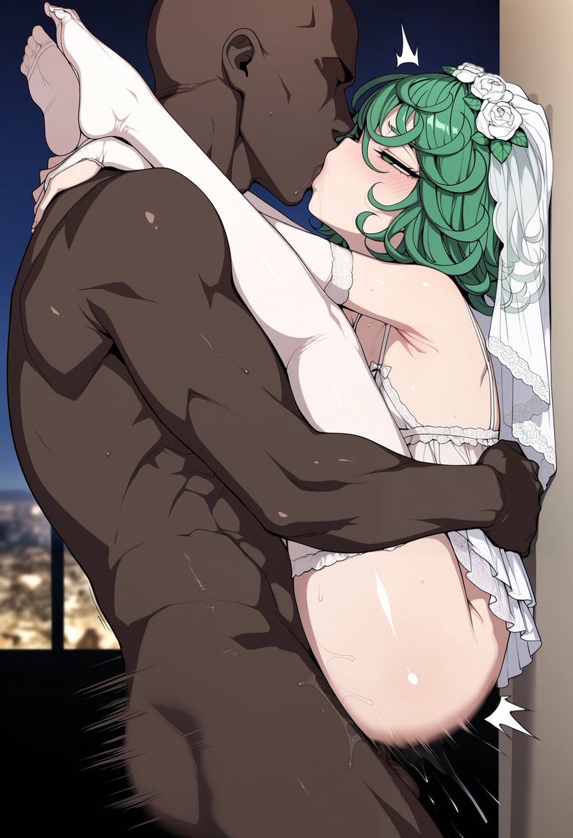GensIrai's tweet photo. Tatsumaki's wedding night💚 https://t.co/hOyNIU4UqX
