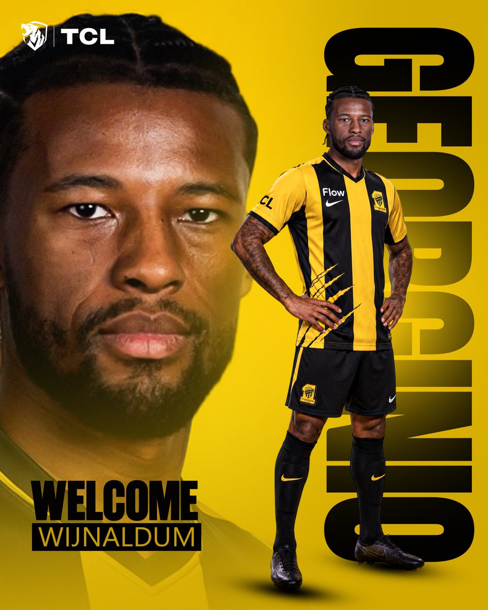 AImodrj's tweet photo. 🚨🚨🚨 رسمياً : 

الهولندي جورجينيو فينالدوم يتفق مع نادي الاتحاد لمدة عام ⚫️🟡 https://t.co/ogl3xHkroO