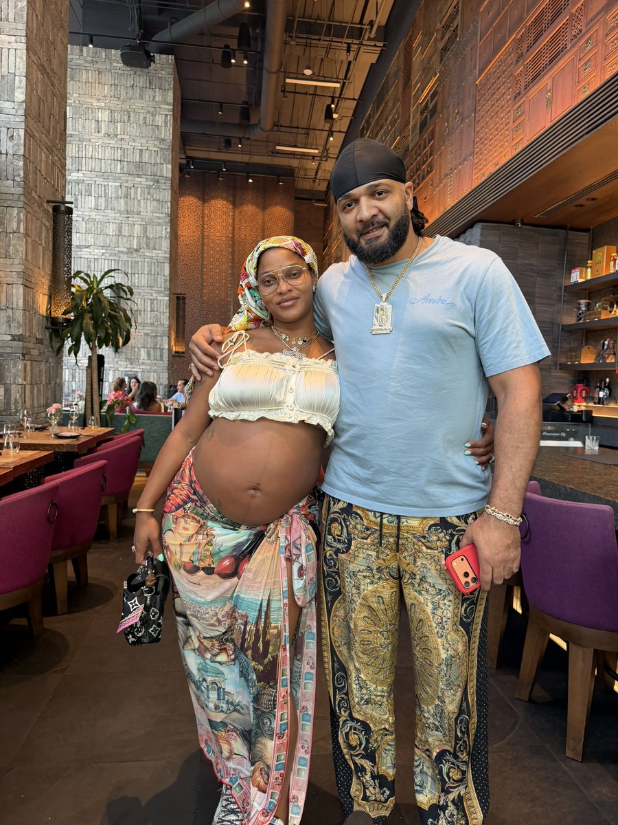 MsJoseline's tweet photo. Reminding myself 

I'm pregnant 
I'm a human 
I can be without a wig 
I can be without makeup 
And I can see my body do things I normally would not let it do 
And not cry about it 

With my most AMAZING HUSBAND @balisticbeats 
Have you been watching our Family tv show?! It's so good! @grandmaisthebaby Streaming now 

 📸 @bonniebellahernandezpics

Streaming only on @whyareyouheretv 

https://t.co/A1u51I8MXC