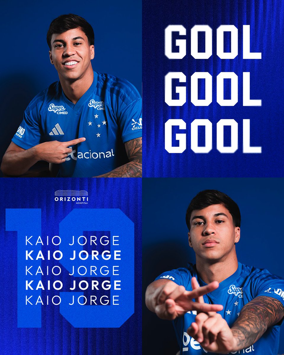 Cruzeiro's tweet photo. 𝗚𝗢𝗢𝗢𝗢𝗢𝗢𝗢𝗢𝗢𝗢𝗢𝗢𝗢𝗢𝗢𝗢𝗢𝗢𝗢𝗟𝗟𝗟 DO KAIO JORGE! O CAMISA 1⃣9⃣ CONVERTE A COBRANÇA DE PÊNALTI E AMPLIA A VANTAGEM CELESTE!!! FAZ O 𝐊!!! 🦊⚽️

🔷 #CRUxCAP | 3-1 | #PáginasHeroicas https://t.co/l5VSSSFpMh