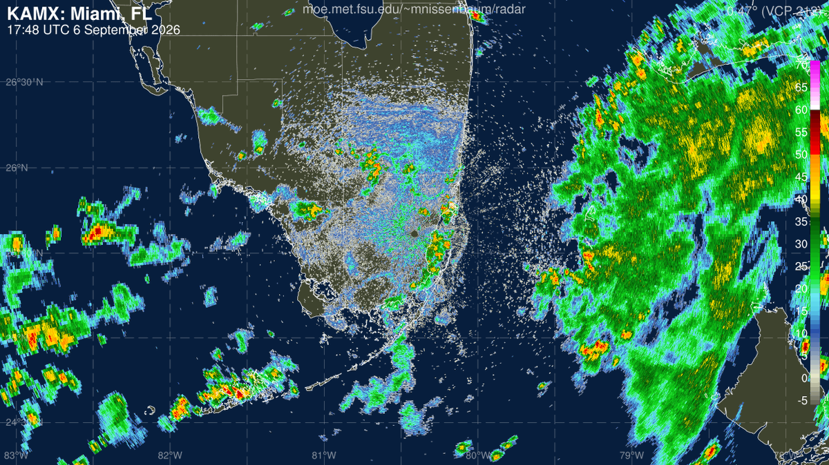 OnTropics's tweet photo. Pure speculation but weather may have played a role. An outflow boundary passed MIA (airport is near the M in Miami on the map) moving north right around 1:50 pm. The plane did pass through a nasty cell a few miles before landing as noted below https://t.co/cMuVERIShI