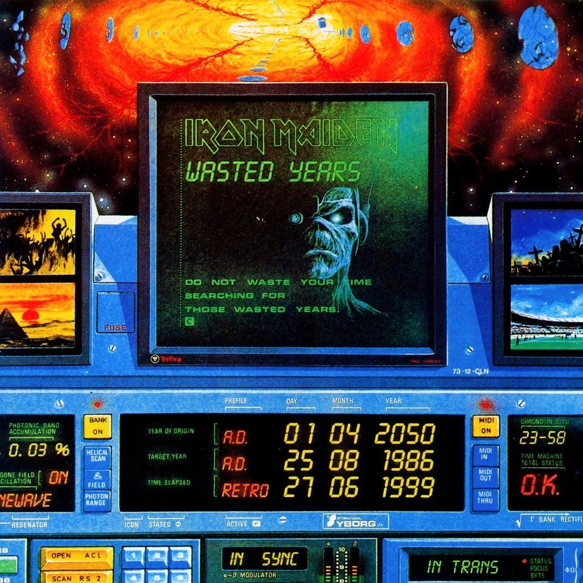 SukursalRock's tweet photo. #OnThisDay, September 6, 1986, Iron Maiden’s single “Wasted Years” was released in the US. It was written by guitarist Adrian Smith and it peaked at #18 in the UK. The song talks about not to looking back for better times, but believing above all in the present and in the FUTURE. https://t.co/fTRRvqEbWb