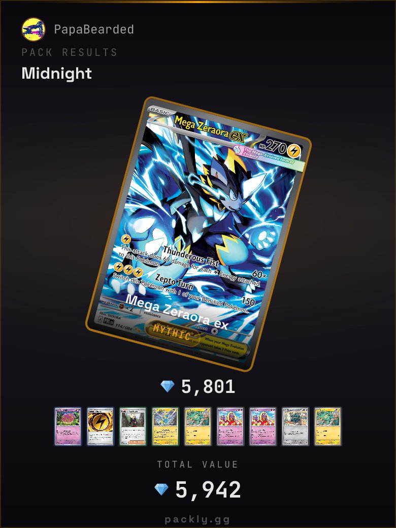 PapaBeardedNFTs's tweet photo. Still working through my sealed collection and did another comparison today

Opened a Binacle promo 3 pack IRL and 3 equivalent packs on @Packly_gg

Binacle 3pk had the Darkrai EX

Packly won big for me with the Zeraora SIR and a Toucannon IR in 3 packs

Packly keeps delivering 🔥