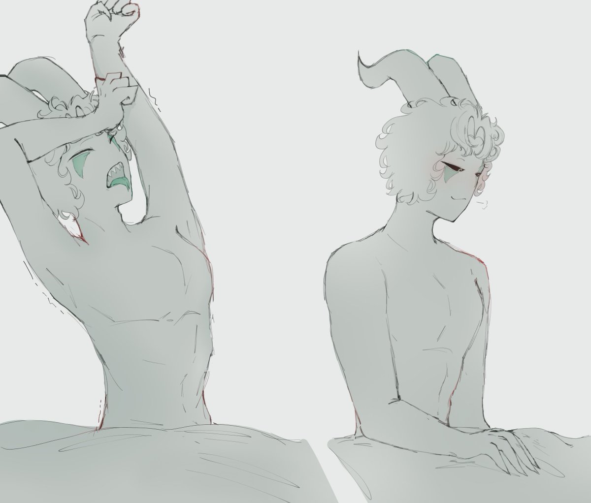 lycorhell's tweet photo. (4/5) Me diverti muito desenhando-os e terminei até rápido de mais ksksksks! E Harlequin vai lembra-lo desse dia pelo resto de sua vida 😭 
#thefreakcircus #tfcDoctor × #tfcHarlequin 🐦‍⬛🐍 https://t.co/mL68PZSpc8