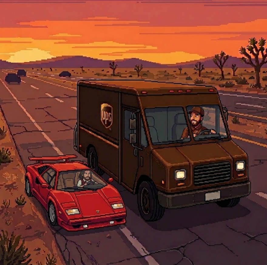 UltPonziScheme's tweet photo. Vlad had a few too many and wanted to take his own car, I guess shipping time will be faster though?

Next round coming soon, buy more $UPS, receieve more $UPS https://t.co/aEZtKKR05A