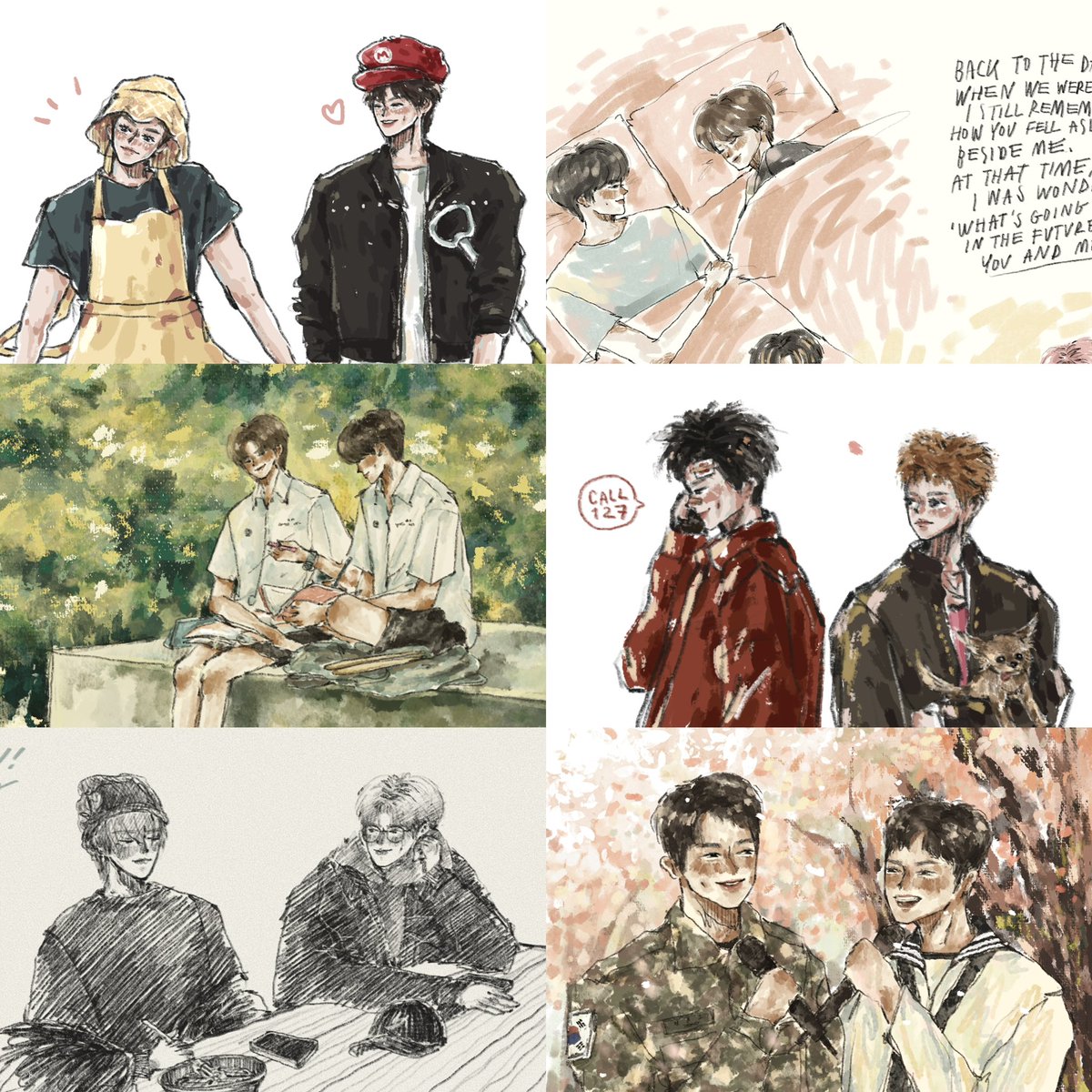 pieceofthecloud's tweet photo. วาดแจยงมา 7 ปี คือข้าชอบวาดให้มานมองกันไปกันมามากอะ 5555+ https://t.co/WQ9OkYuFst
