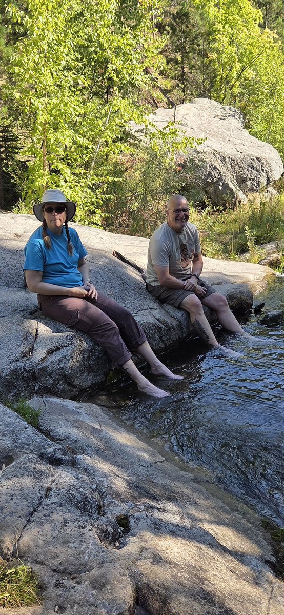 rdennisjr's tweet photo. South Dakota 2026 continues! Nice five miles of trail time, drinks and shopping at Lost Cabin Brewing, and lots of social time! #relaxingtime #friendcation https://t.co/pJXf1jnQAv