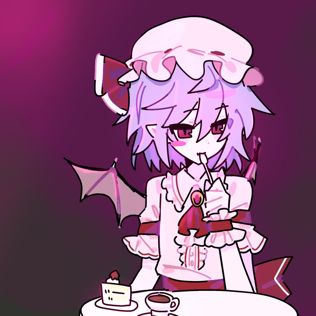 Lelelel2e's tweet photo. #東方Project
#レミリア・スカーレット https://t.co/RiPE88quDb