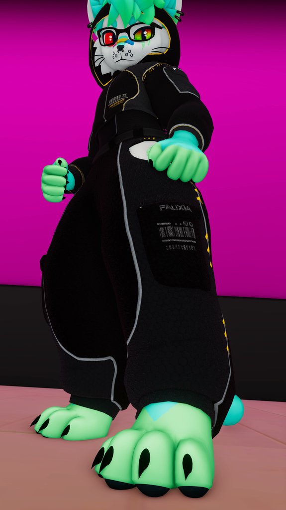 CheePaws1233's tweet photo. The Obsidian Strider 2.0 is out! 
https://t.co/YQOO7Xe6d0

Want to keep track of future updates, clothing, hangouts/etc? 

Come join the discord! 
https://t.co/tFxQ7IFBBe

#Mayu #vr #vrc #furry #vrcfurry #3d #Meow https://t.co/LwbhNhhRBk