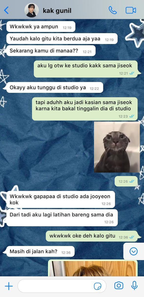 chxkhwg's tweet photo. gunsu few tweets au

agenda makan mie ayam deket studio bersama kakak gnil 🙂‍↕️ https://t.co/rBLHLjDk4H