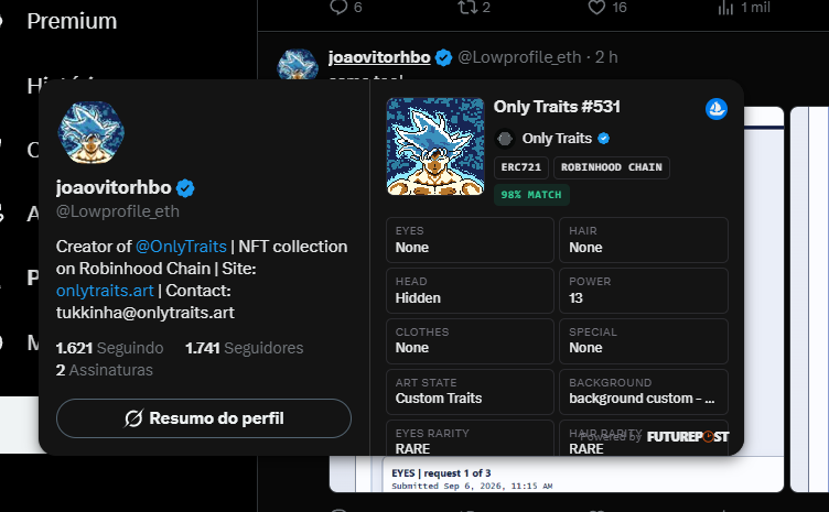 Lowprofile_eth tweet picture