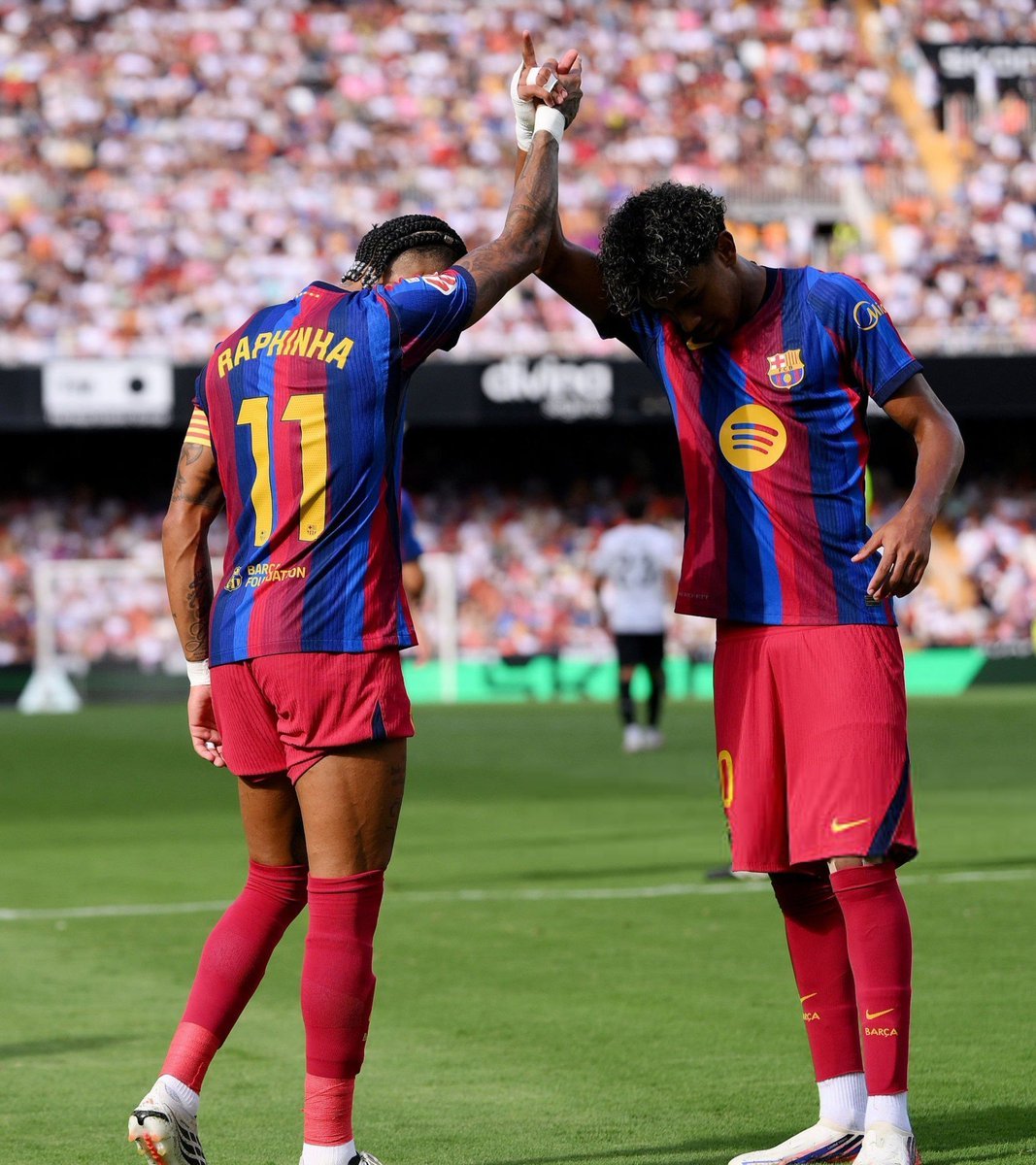 OficialSala12's tweet photo. Os dois times que mais sofreram gols do Barcelona de Hansi Flick:

• Valencia - 24 gols
• Real Madrid - 22 gols https://t.co/OeULY5i0QT