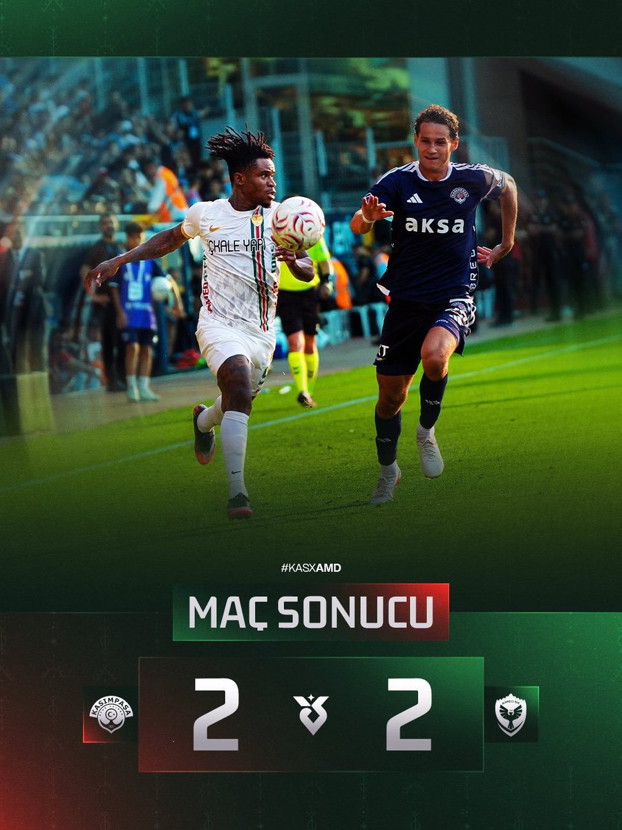 manset2106's tweet photo. AmedSpor, Kasımpaşa Deplasmanında 2-2 Berabere Kaldı!
 https://t.co/135bZlMekT https://t.co/BuZ7t1tMn4