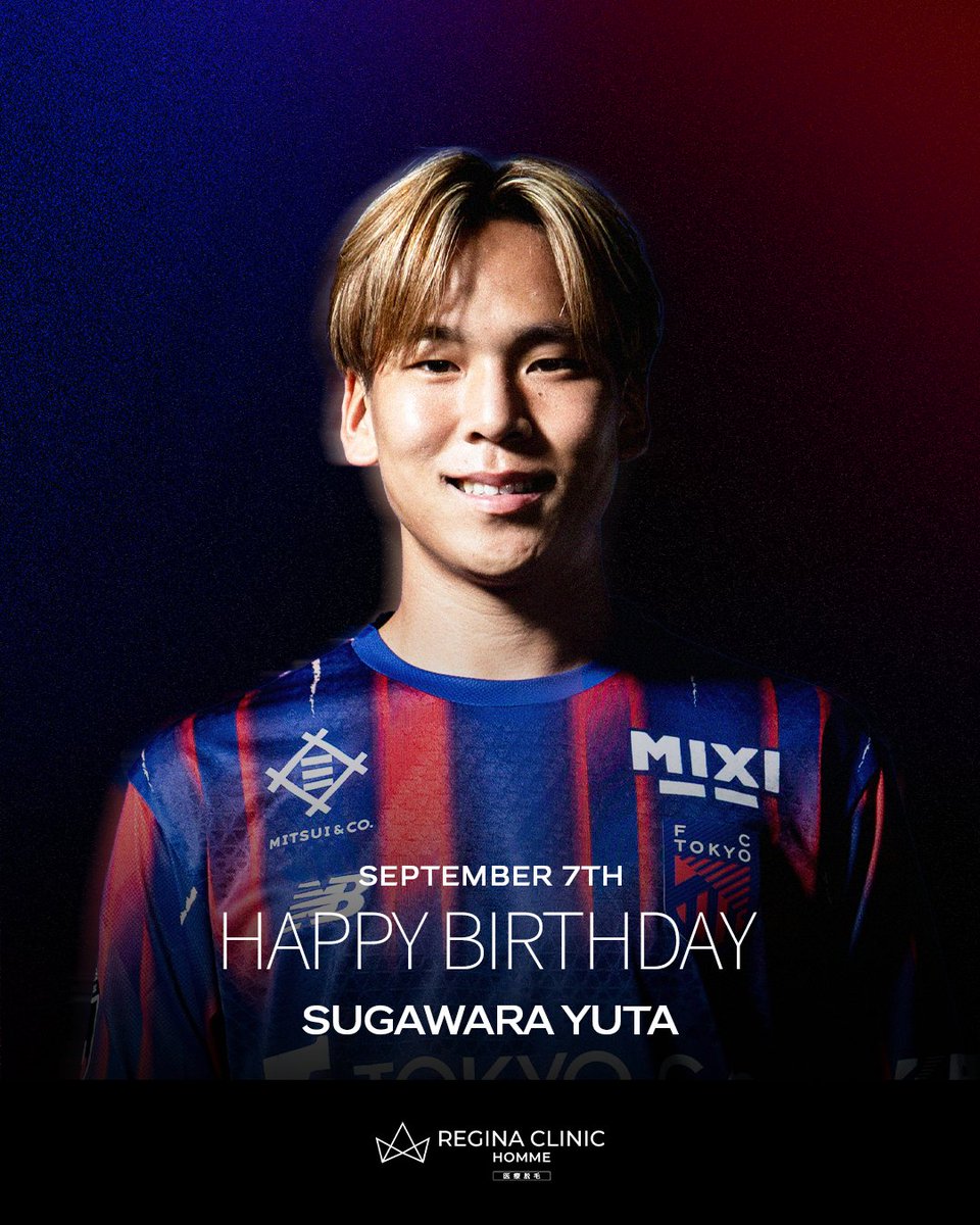 fctokyoofficial's tweet photo. 💙ྀི-  🎂𝐇𝐚𝐩𝐩𝐲 𝐁𝐢𝐫𝐭𝐡𝐝𝐚𝐲🎂  -❤️ྀི

本日 #9月7日 は #菅原悠太 選手のお誕生日です!!🎈⸒⸒🎂🎉

菅原選手、お誕生日おめでとうございます!!🥳🔵🔴

#HBD
#fctokyo #tokyo https://t.co/Iz1l4t8f5G