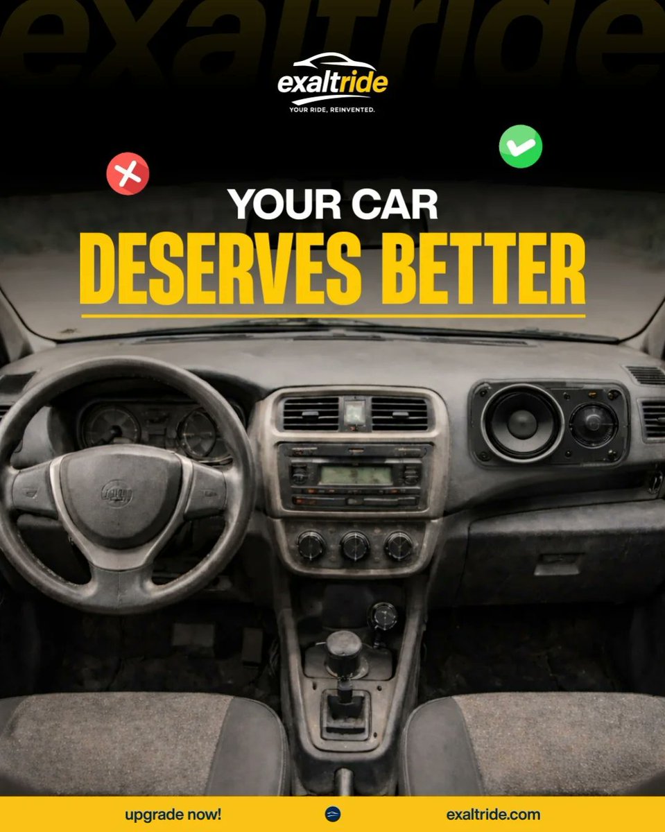 KaylenePioli's tweet photo. Factory interiors fit everyone. But your drive isn’t generic. Upgrade your car’s style, comfort, and feel with ExaltRide accessories—for daily commutes and late-night drives. Once you experience better, there’s no going back. https://t.co/WiG9whe7p7