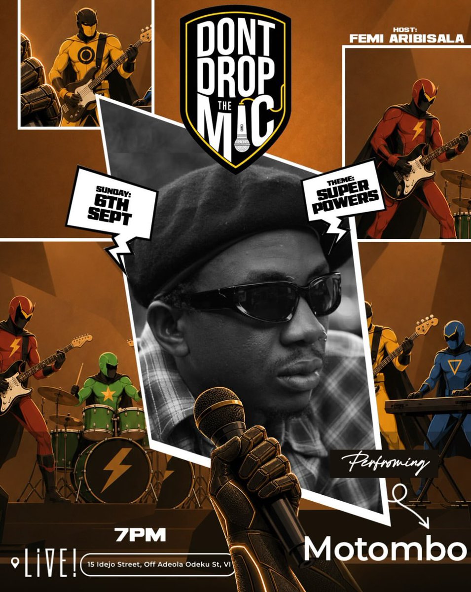 Maazi_MOTOMBO's tweet photo. I’ll be rocking the mic at Live Lounge tonight bringing that raw energy all night. I know wetin I de tell you! https://t.co/HRUpn3Pqj4