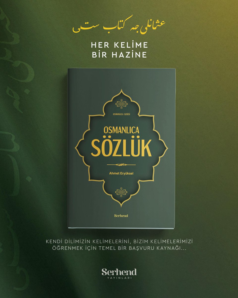 serhendyayin's tweet photo. Her kelime bir hazine.

Kendi dilimizin kelimelerini, bizim kelimelerimizi öğrenmek için temel bir başvuru kaynağı...

☎ | 💬 0 536 349 09 10

🌐 https://t.co/BO1WSZpXII

#serhendyayınları https://t.co/lS8o7UI8xh